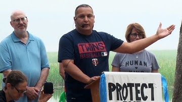 Water Protectors Hold Press Conference to Address Line 3 Construction