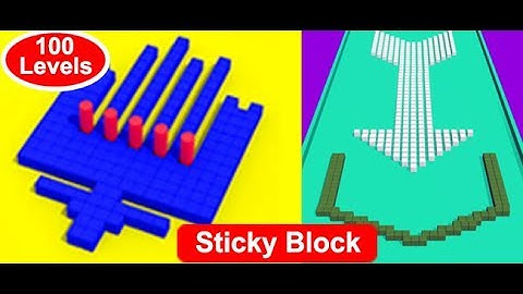 Sticky Block | iOS / Android Mobile Gameplay