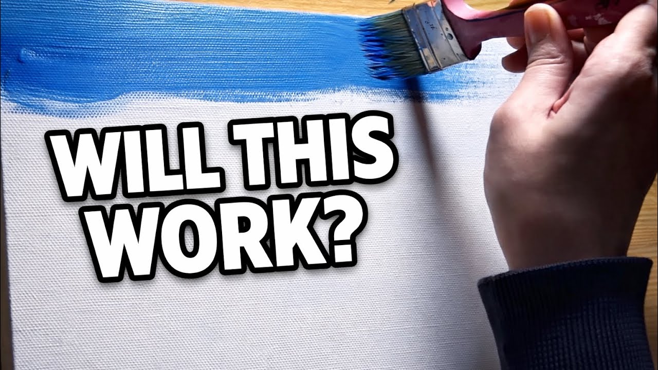 How to do Satisfying Sunset Painting 🌅 | Relaxing Acrylic Art Process @paintbyaxa 