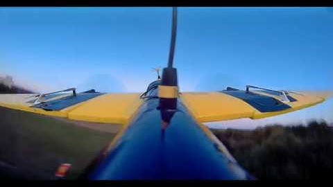 Twin motor FPV Lidl Glider with Inav - tracked by DJI digital System