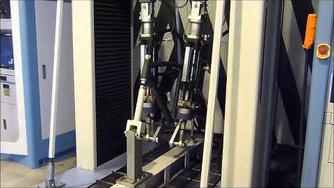 Frame-fatigue test with pedalling forces Video