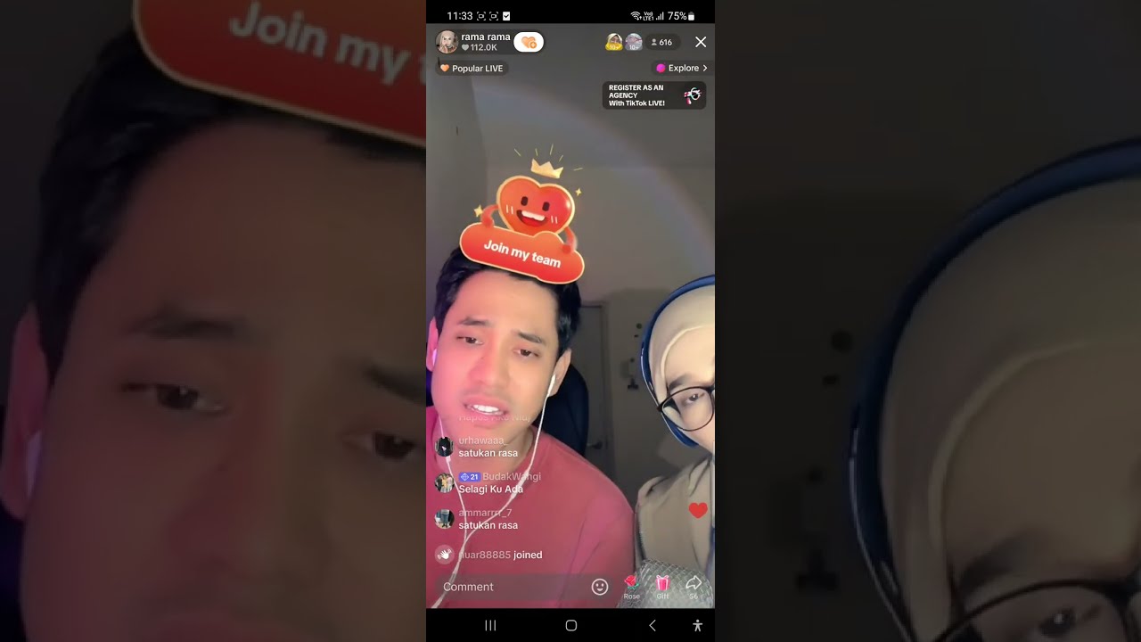 Kyra & Khai Bahar - Rahsia Kita | Kyra Bahar Tiktok LIVE