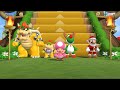 Mario Party 9 Step It Up - Bowser vs Bowser Jr. vs Yoshi vs Mario