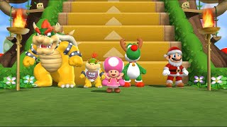 Mario Party 9 Step It Up - Bowser vs Bowser Jr. vs Yoshi vs Mario