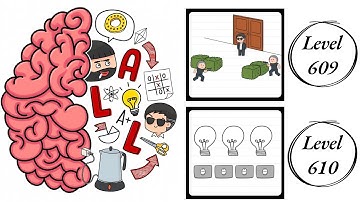 Brain Test All Star : Level 609 , 610 – How to Solve? (Walkthrough)