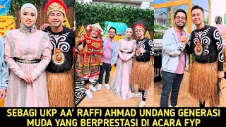 SEBAGAI UKP AA' RAFFI AHMAD UNDANG GENERASI MUDA YANG BERPRESTASI PUTRI ARIANI & SUTRADAR FILM JUMBO