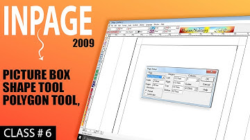 How to use of Picture Box Tool Shape Tools Polygon Tool Inpage Urdu  Hindi