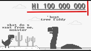 360 DINO RUN VR 🟢 Google Chrome browser game Dinosaur HACKS 999999  Highscore 