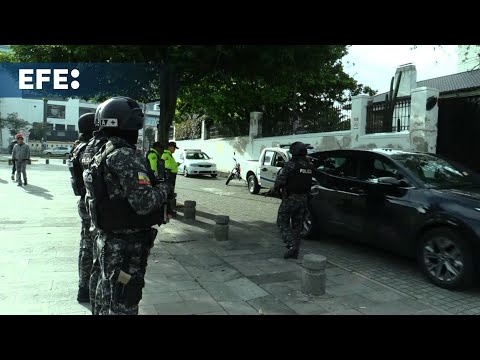 Ecuador mantiene vigilancia policial en Embajada de México donde está exvicepresidente Jorge Glas