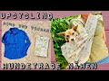 Hundetrage / Hundetragetasche nähen! Upcycling Idee aus alten Hemd und Vorhang!