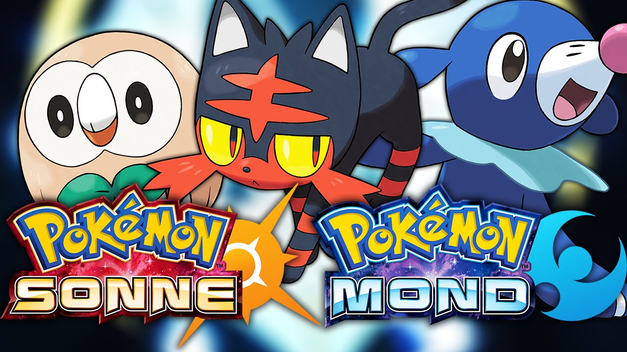 Pokemon Mond Starter Pokemon Mond Starter