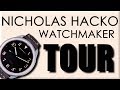 AMAZING Machine Shop Tour: Nicholas Hacko Watchmaker!