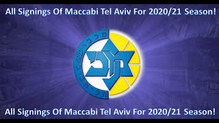 מכבי תל אביב בכדורסל כל ההחתמות לעונת 2020/21 ● All Signings of Maccabi Tel Aviv For 2020/21 Season