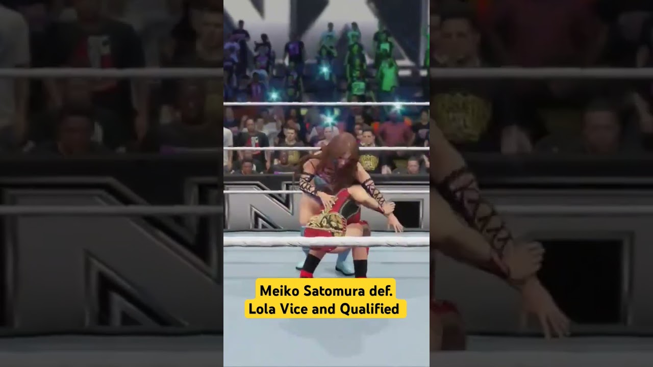 Meiko Satomura def. Lola Vice and Qualified on NXT Women's MITB #nxt #moneyinthebank #w2k24