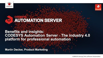 Webinar - CODESYS Automation Server (EN)