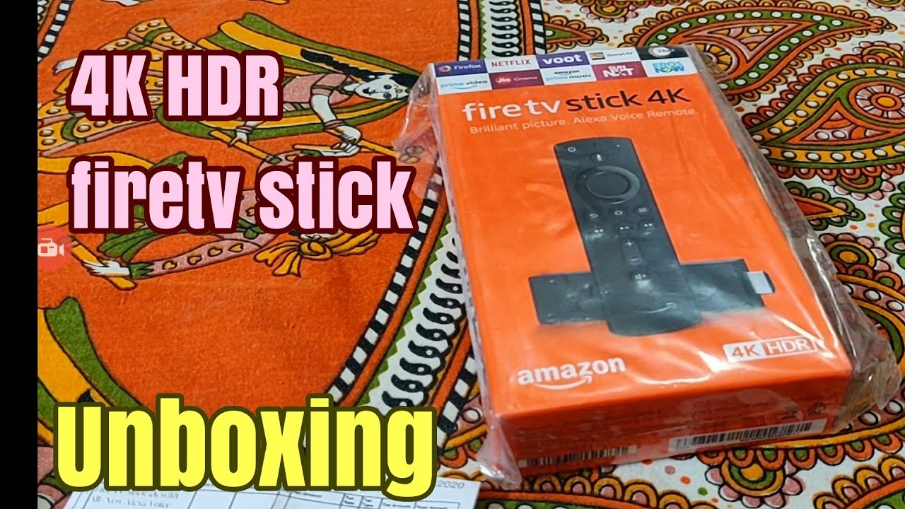 Amazon: fireTV stick 4K HDR (Unboxing) (Hindi) - YouTube