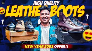 HIGH QUALITY LEATHER BOOTS IN NEPAL| TIMBERLAND| RED WINGS| DR. MARTENS| WHITE'S BOOT PRICE HUNT