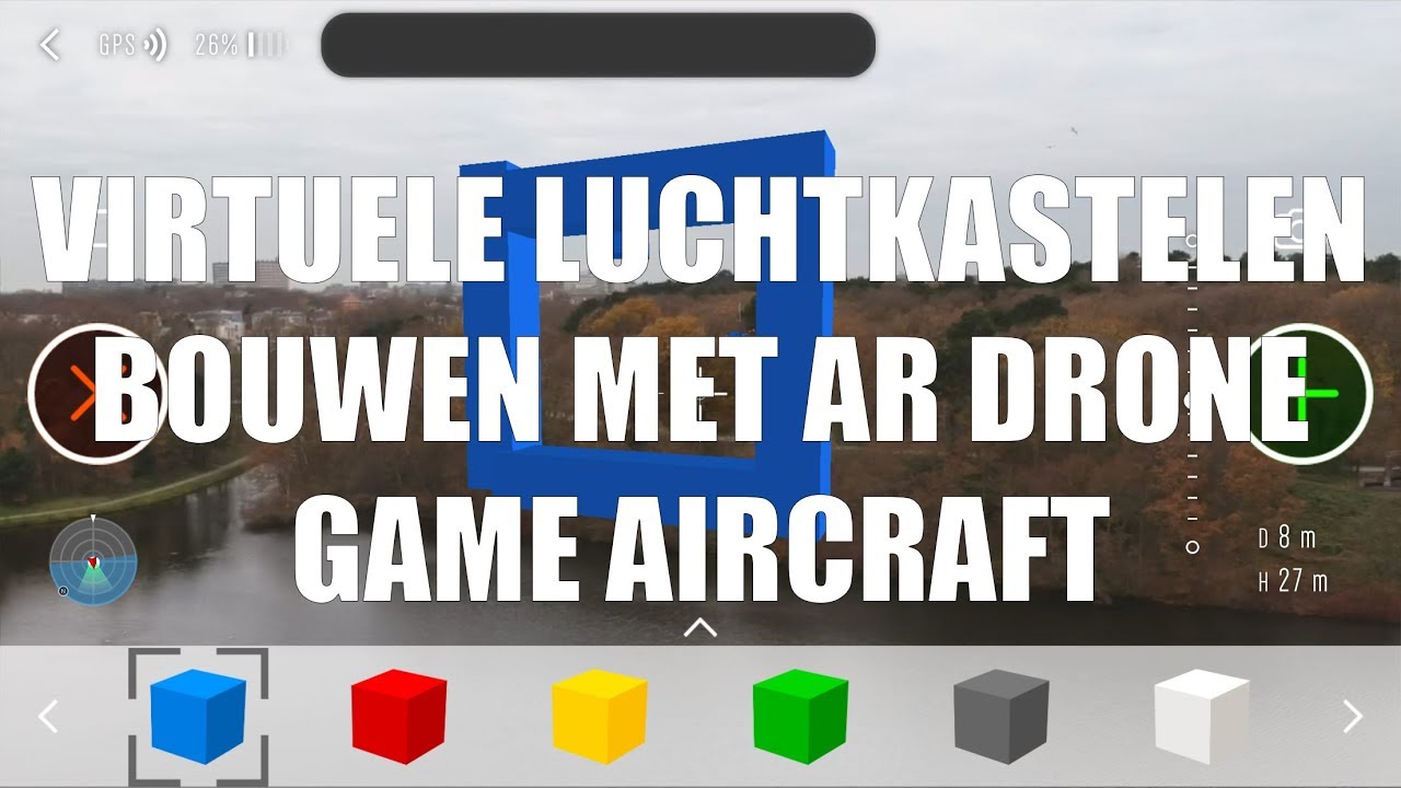 verdwijnen geleidelijk Is AR drone game AirCraft laat je virtuele luchtkastelen bouwen - YouTube