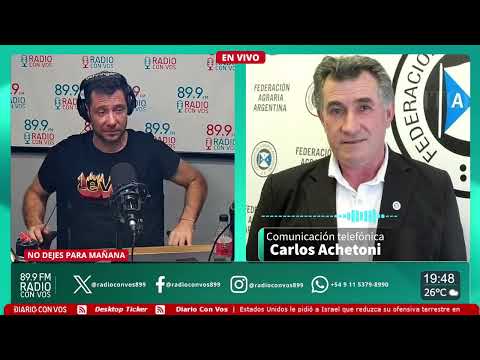 Carlos Achetoni - Titular de la Federación Agraria | No Dejes Para Mañana