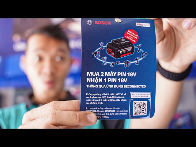 Bosch Bảo Hành Điện Tử Qua App Beconnected | Đăng Ký Bảo Hành Còn Được Tặng Quà Cực Xịn