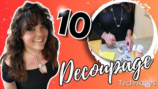 Creative Decoupage Techniques to Try on Your Next Project | Decoupage Methods | Craft Ideas