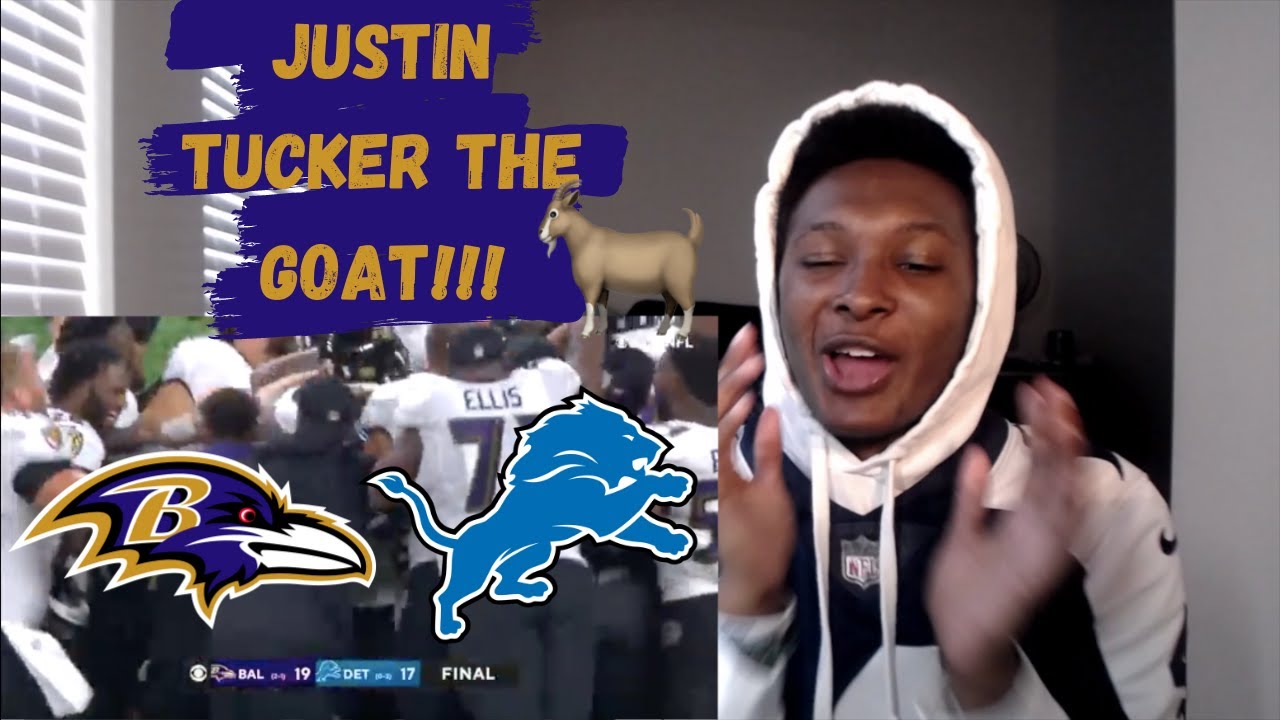 Baltimore Ravens vs Detroit Lions Week 3 Highlights Reaction!!! Justin Tucker 66-Yard Field Goal!!!