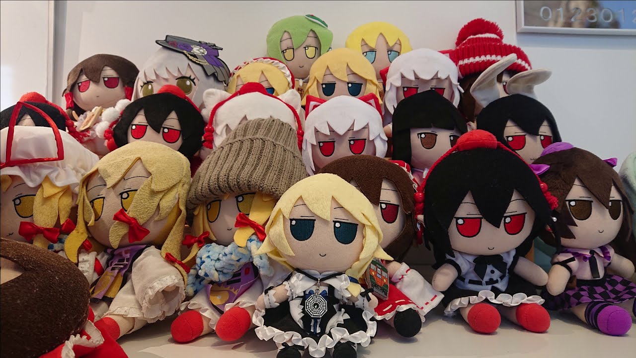 海外限定 東方project 饕餮尤魔 ぬいぐるみ 約40cm ふもふも ふもふも
