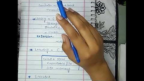 Prepare c program for execution