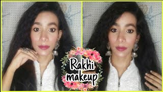 रक्षाबंधन का आसान मेकअप  2020 | Basic Indian Makeup Tutorial For Raksha Bandhan#makeup#beauty#hacks