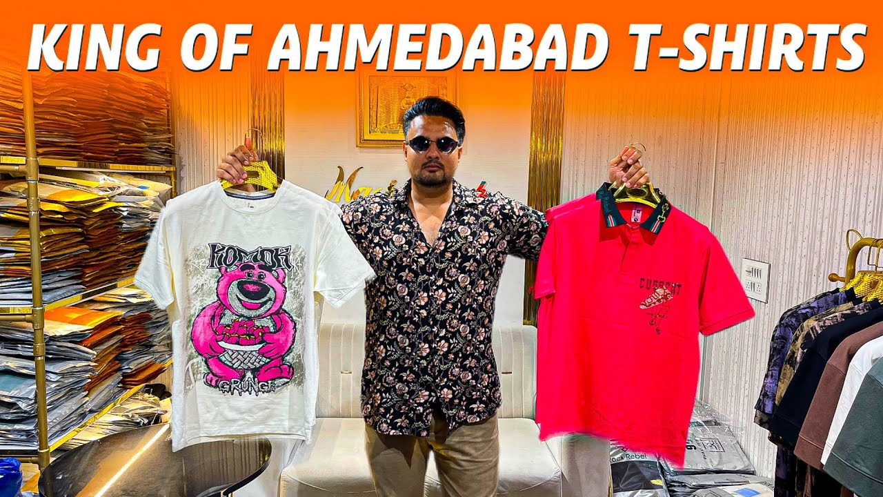 King Of Ahmedabad T-shirts 🔥 / Biggest T -shirts Manufacturer / T-shirts Wholesale Market