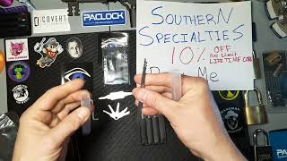 SOUTHERN SPECIALTIES UNBOXING #2 SHOUTOUT!#southernspecialties #lockpicking #locksport #usa #america