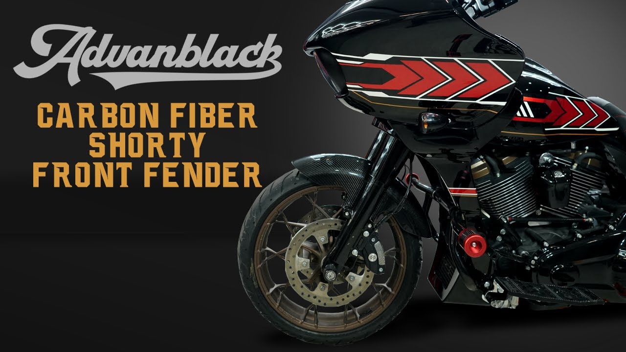 Advanblack Carbon Fiber Shorty Front Fender