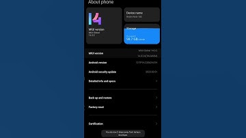 How To Enable Developer Options #shorts #miui14 #miui