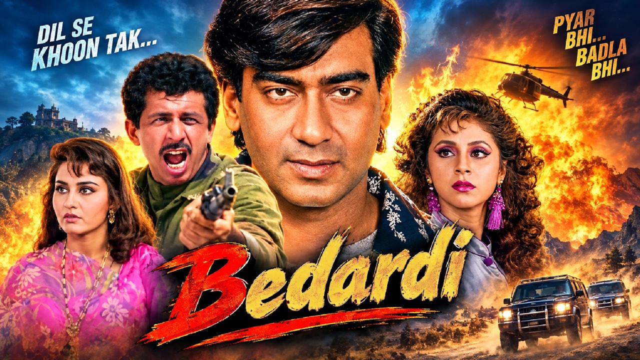 Bedardi (1993) - Hindi Full Movie | Ajay Devgan, Urmila Matondkar, Naseeruddin Shah