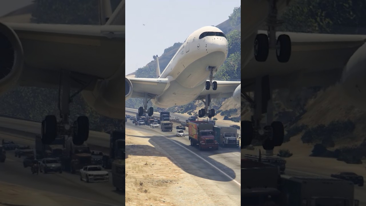 Lufthansa Pilot Pulls Off Insane Low Flight Over Road