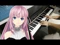 【Miku x Luka】「Girls&#39; Friendship (short ver.)」 on Piano