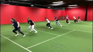Continuous Crossover Step Drill