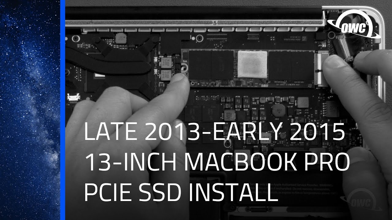 How to Upgrade the PCIe SSD in 13-inch MacBook Pro w/ Retina display (Late - Early 2015) - YouTube