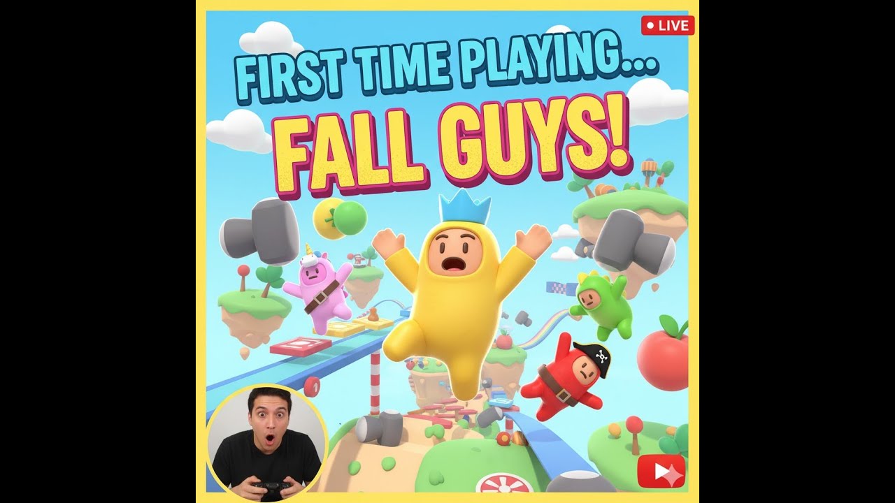 playing fall guys for the first time - YouTube