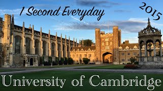 Just a sec (every day)!  A Year at Cambridge University, 2015