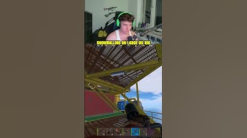 Snowballing on Large Oil Rig 😈 #oilrats #rust #shorts