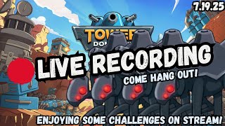 Tower Dominion - Artillery Only Challenge - Light Mortars OP!!!!!!!!!!!!!!!