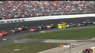 2011 R#19 Loudon 06.Denny Hamlin & Andy Lally crash