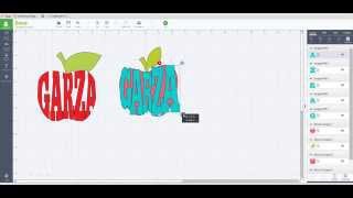 How to create text with in a shape by weld & slice - Cricut Design Space