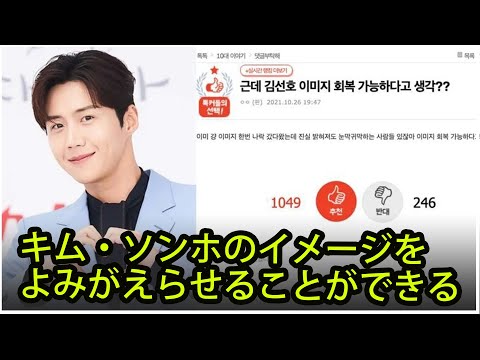 キム・ソンホのイメージを復活させることができるかどうかについて、ネチズンは議論している