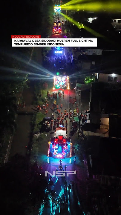 Wow⁉️ Spectacular carnival in Sidodadi village 2025