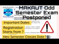 MAKAUT Notice 📝 Odd Semester Exams 2024-25 Postponed 🚨 | New Dates &amp; Updates  🎓 #WBMentor #Makaut