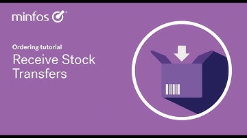 Receive Stock Transfers in Minfos