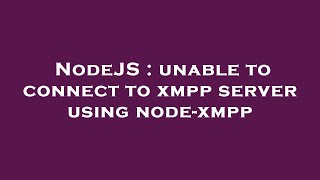 NodeJS : unable to connect to xmpp server using node-xmpp