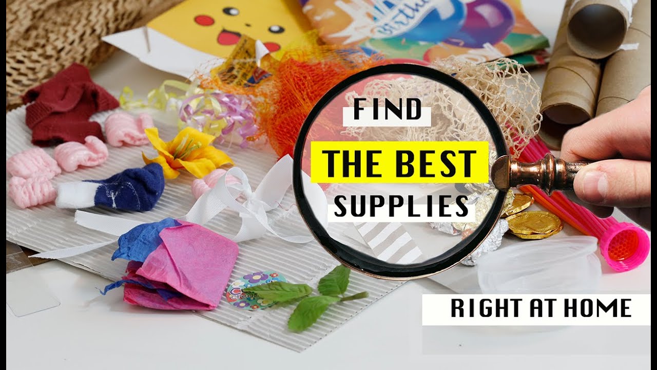 Crafting Made Easy: Find The Best Supplies Right At Home! - YouTube